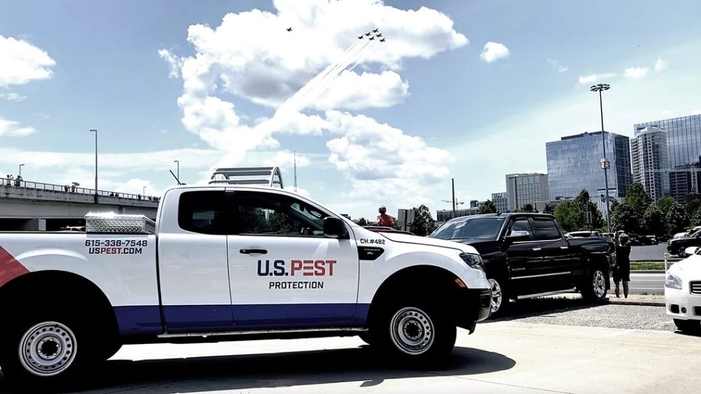 U.S. Pest Protection commercial pest control truck in Nashville