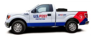 U.S. Pest Protection service truck.