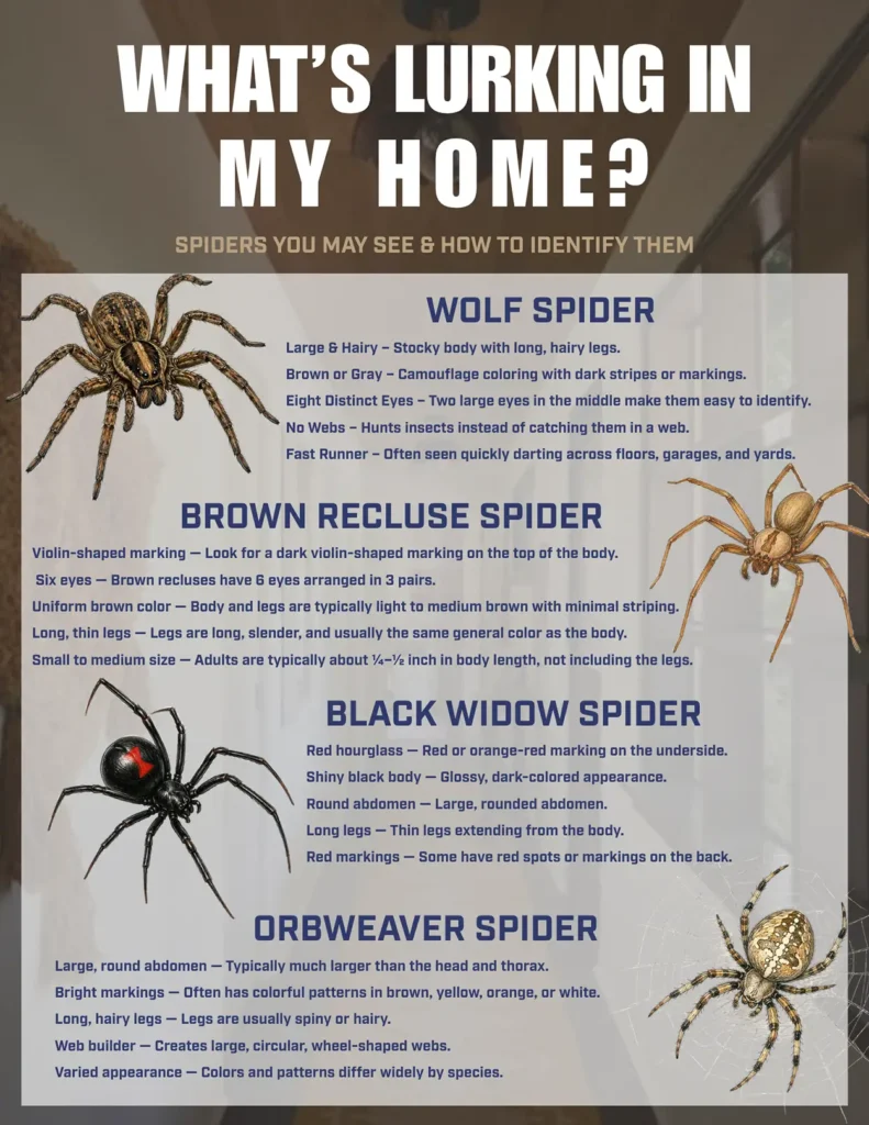 The August Spider Invasion: What Homeowners Should Know Before Fall 4 What Spiders Are In My Home